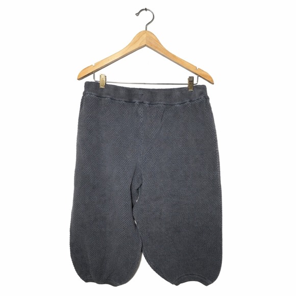 Free People FP Beach Women's Textured Waffle Knit Jogger Pants Gray Size L - Picture 3 of 8